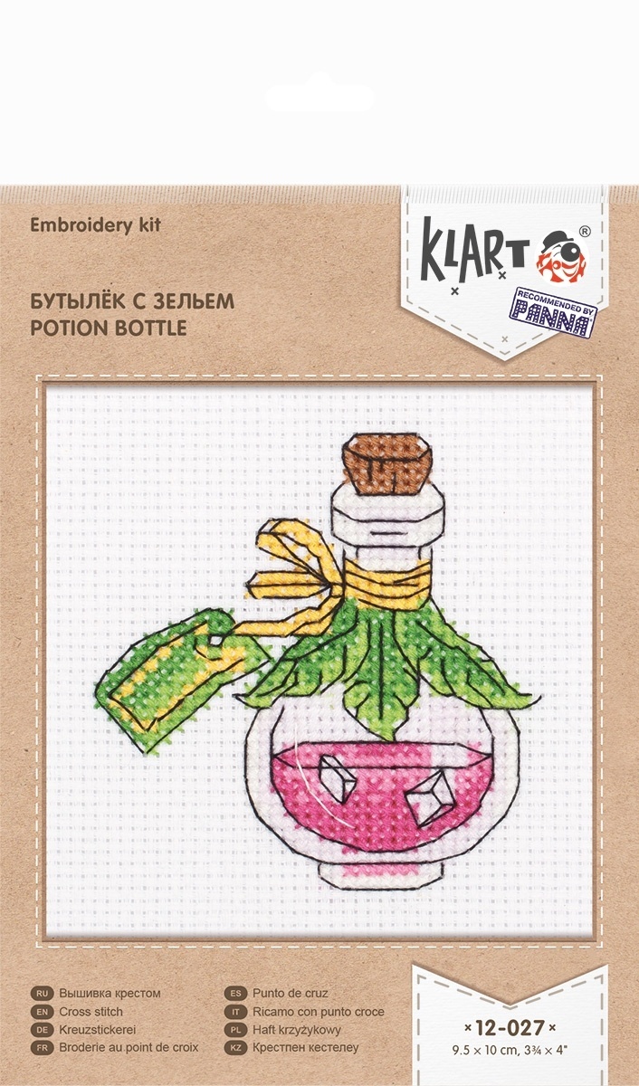 Potion Bottle Cross Stitch Kit фото 2