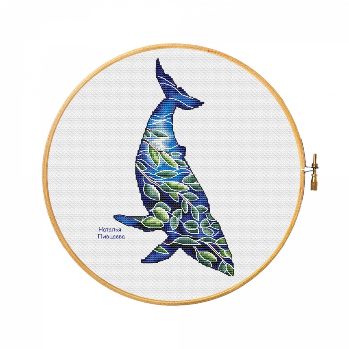 Whale. Spring Dawn Cross Stitch Pattern фото 1