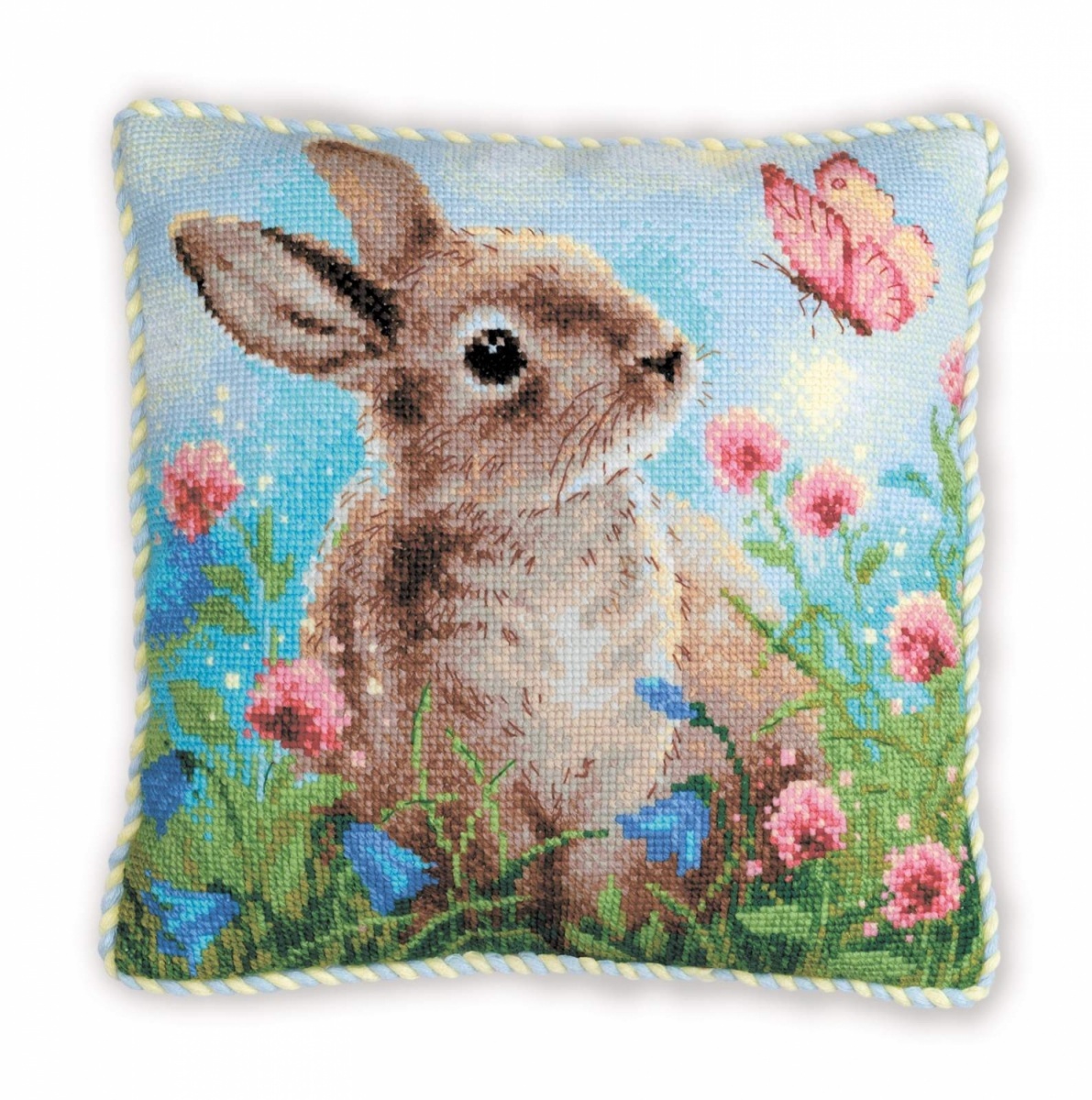 Rabbit in Clover Cross Stitch Kit фото 1