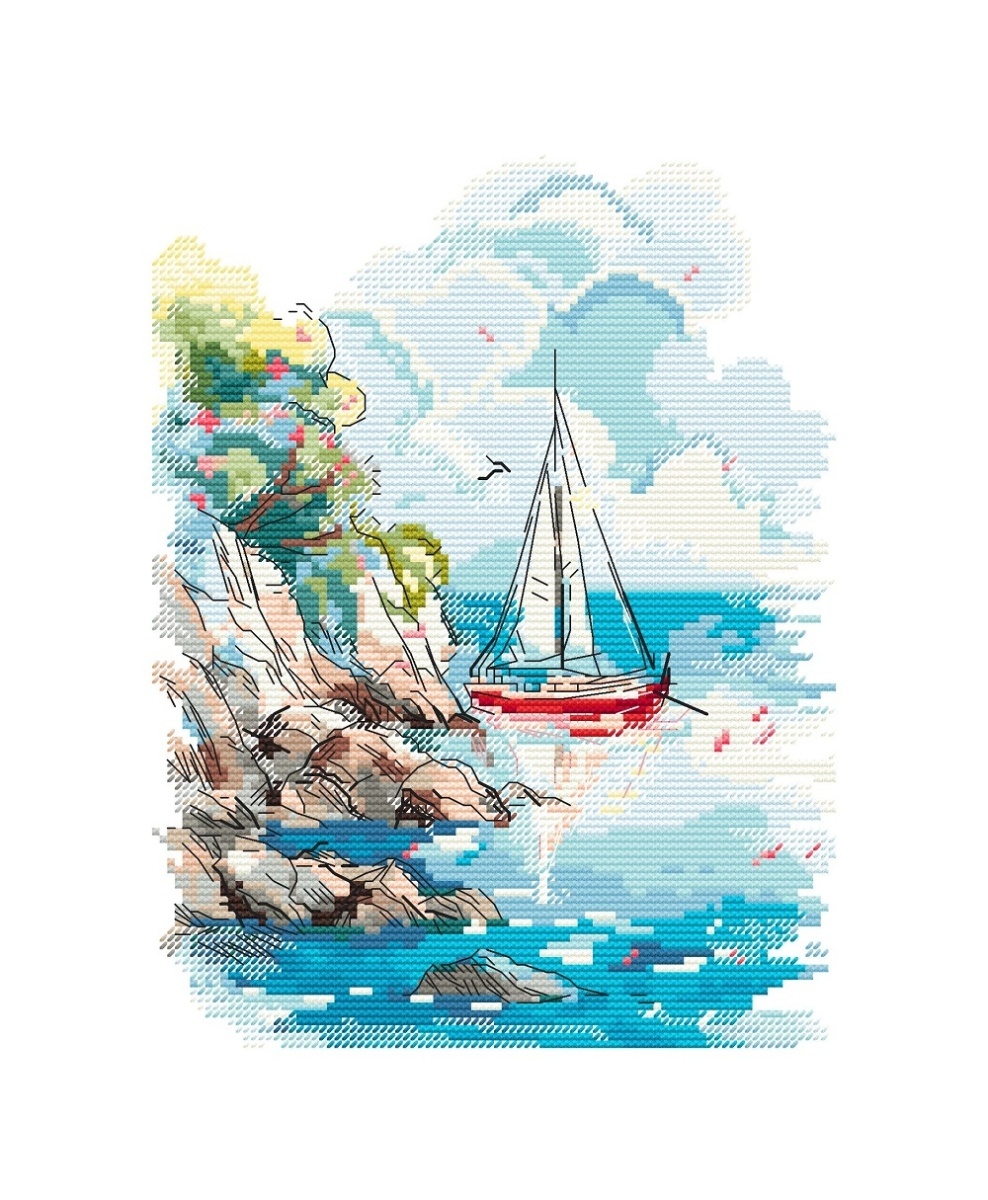 By the Shore Cross Stitch Pattern фото 4
