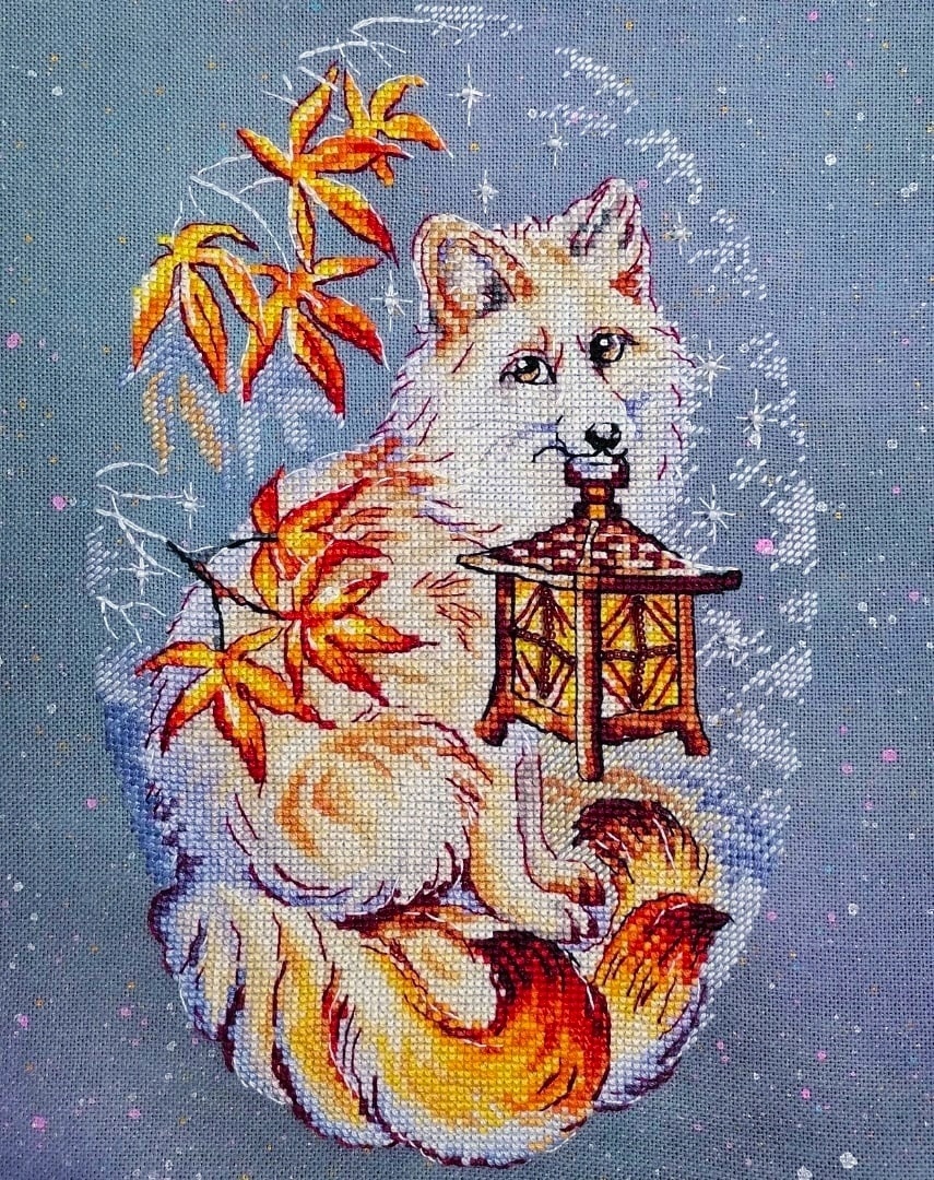 Kitsune Fox Cross Stitch Pattern фото 6