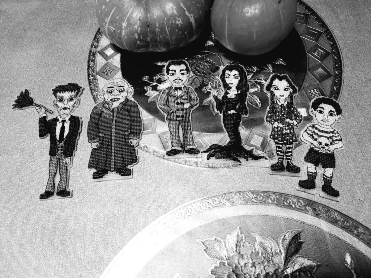 The Addams Family Set Cross Stitch Pattern фото 12