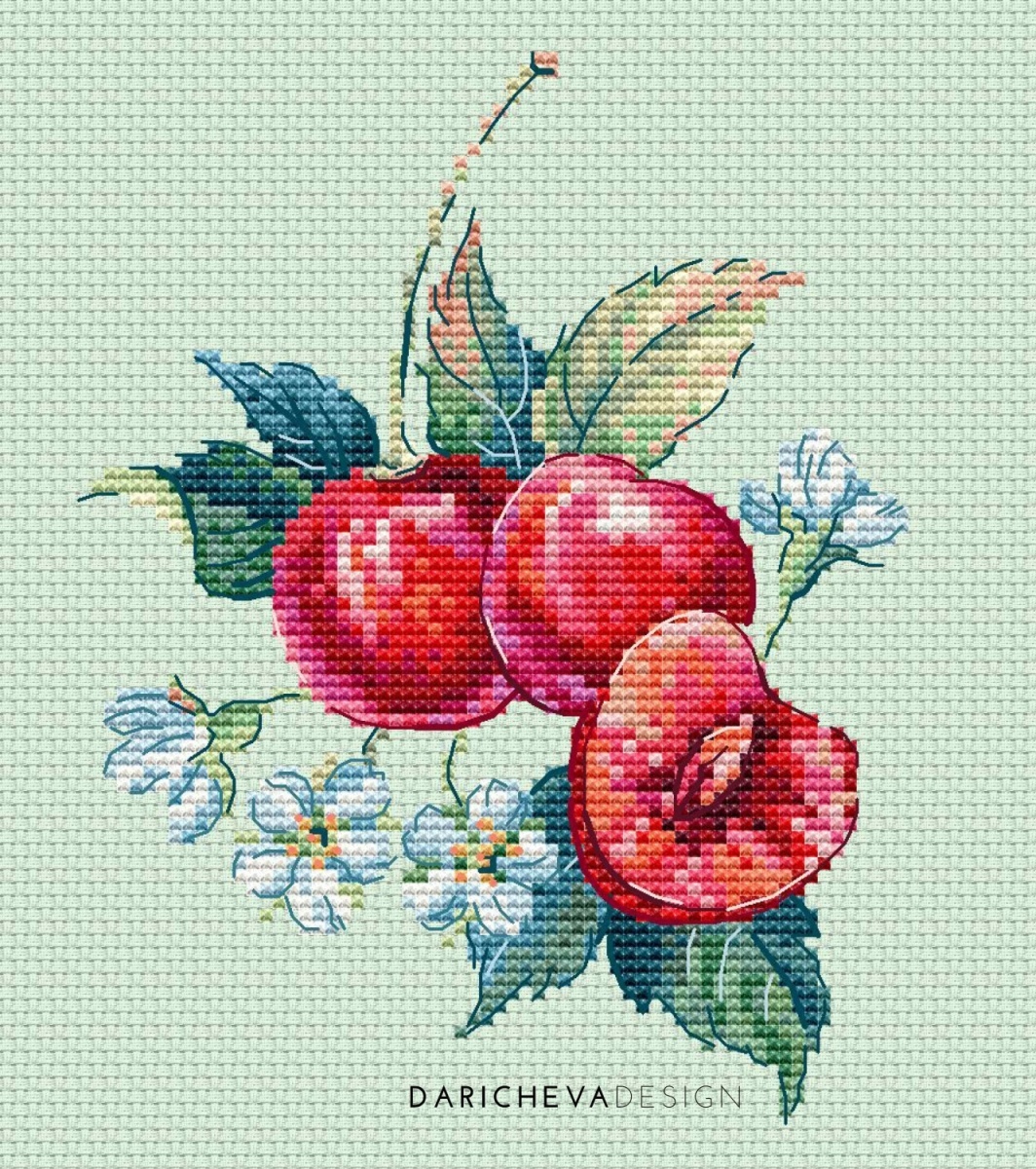 Taste of Spring. Petit Cross Stitch Pattern фото 2