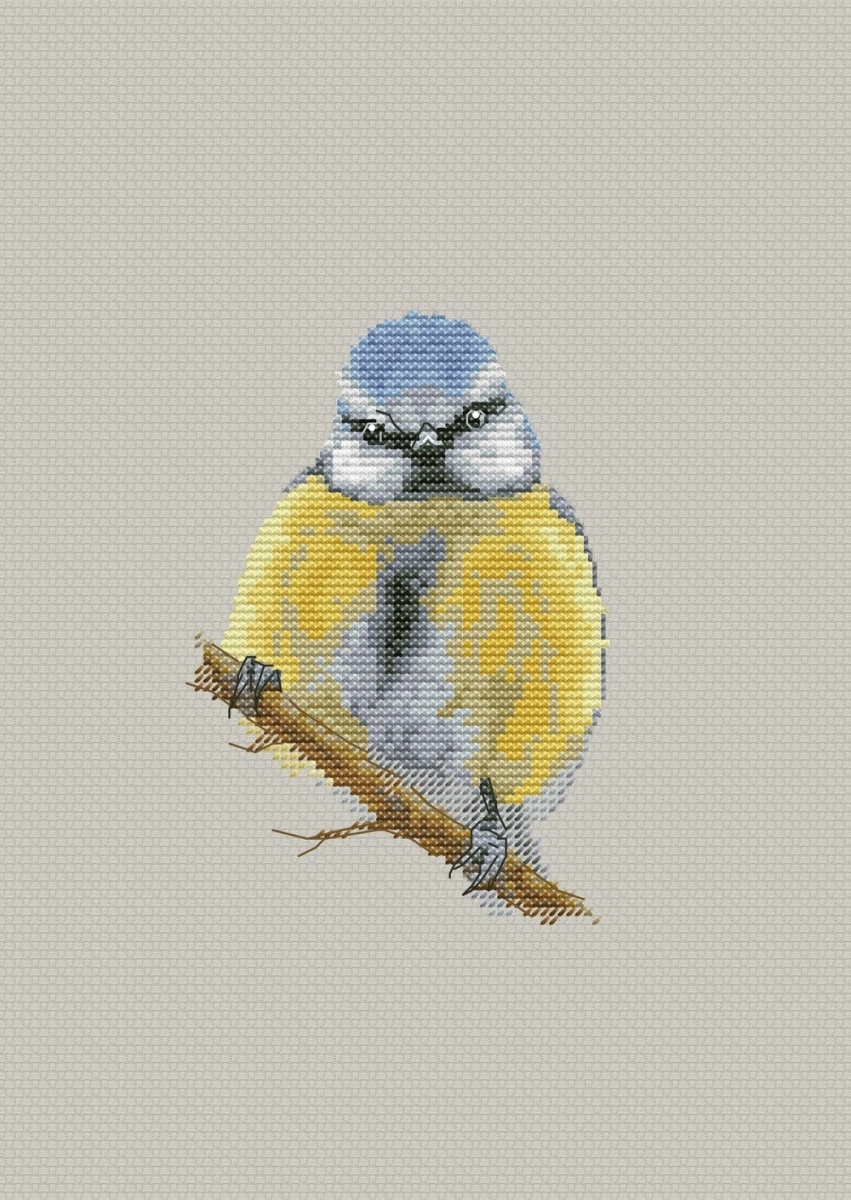 Angry Bird Cross Stitch Pattern фото 1