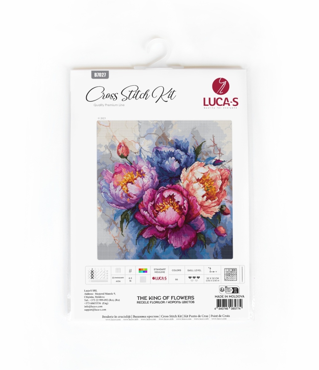 The King of Flowers Cross Stitch Kit фото 2