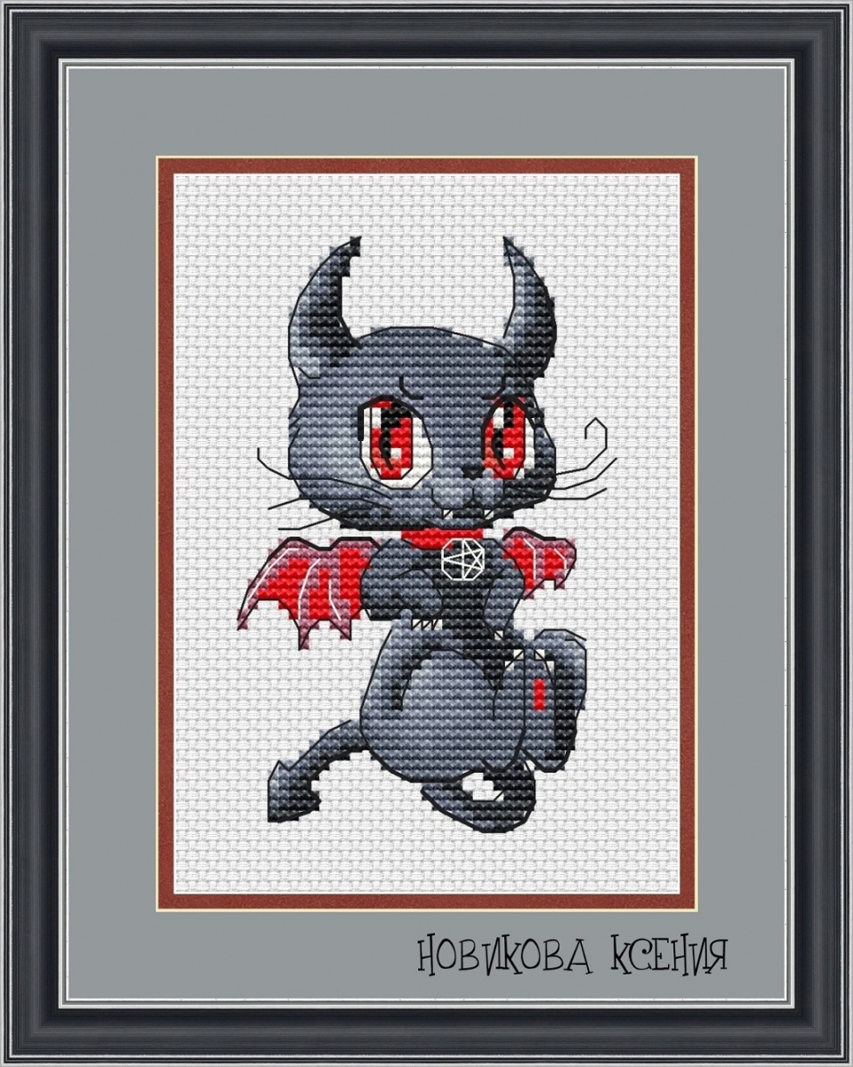 Little Devil Cross Stitch Pattern фото 1