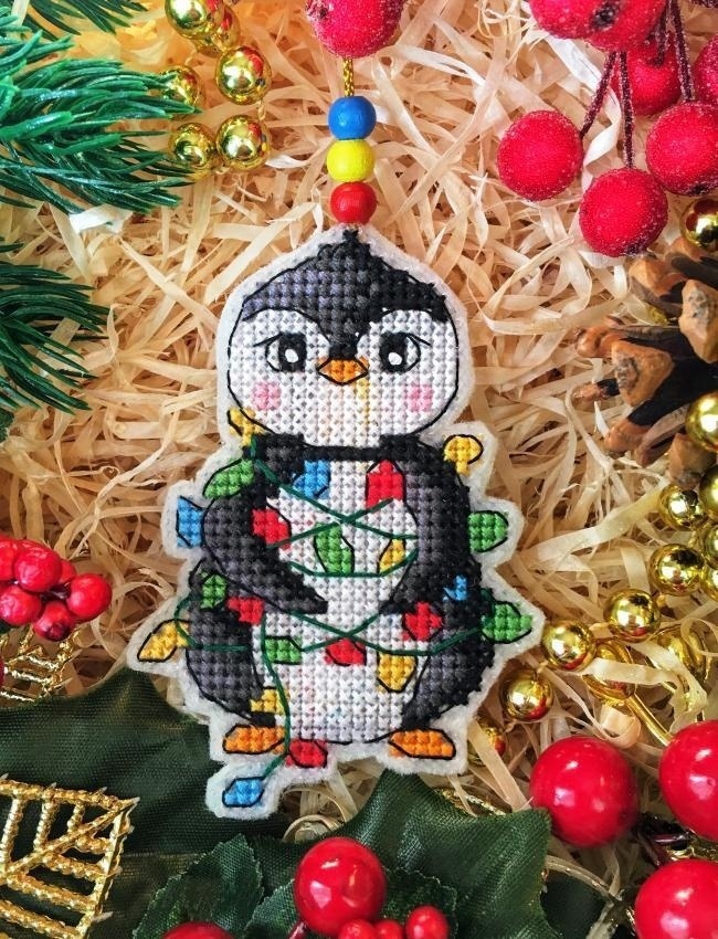 Penguin Flip Cross Stitch Pattern фото 2