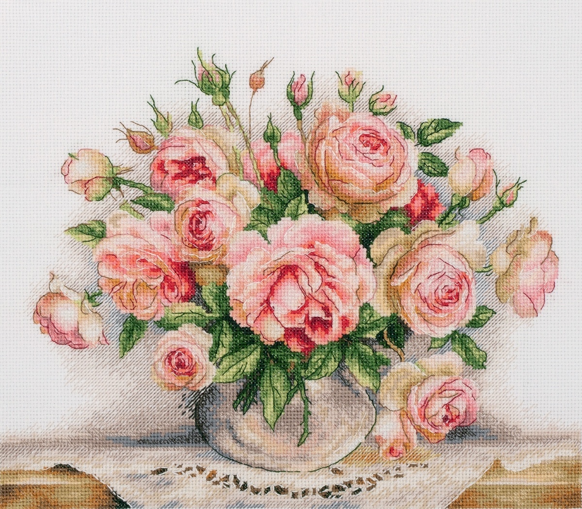 Bouquet of Roses Cross Stitch Kit фото 1