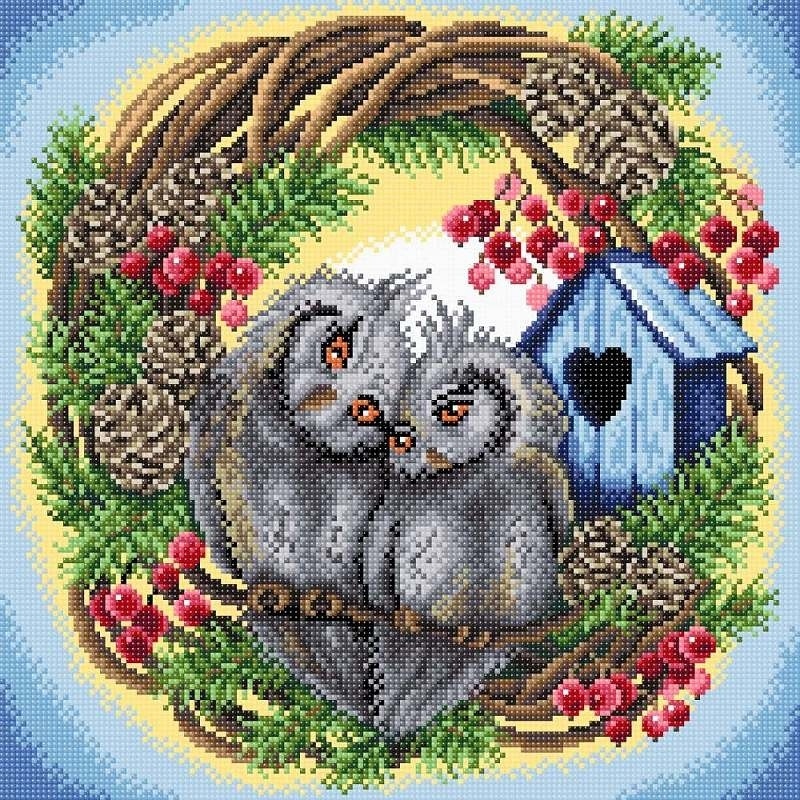 Owl Devotion Diamond Painting Kit фото 1