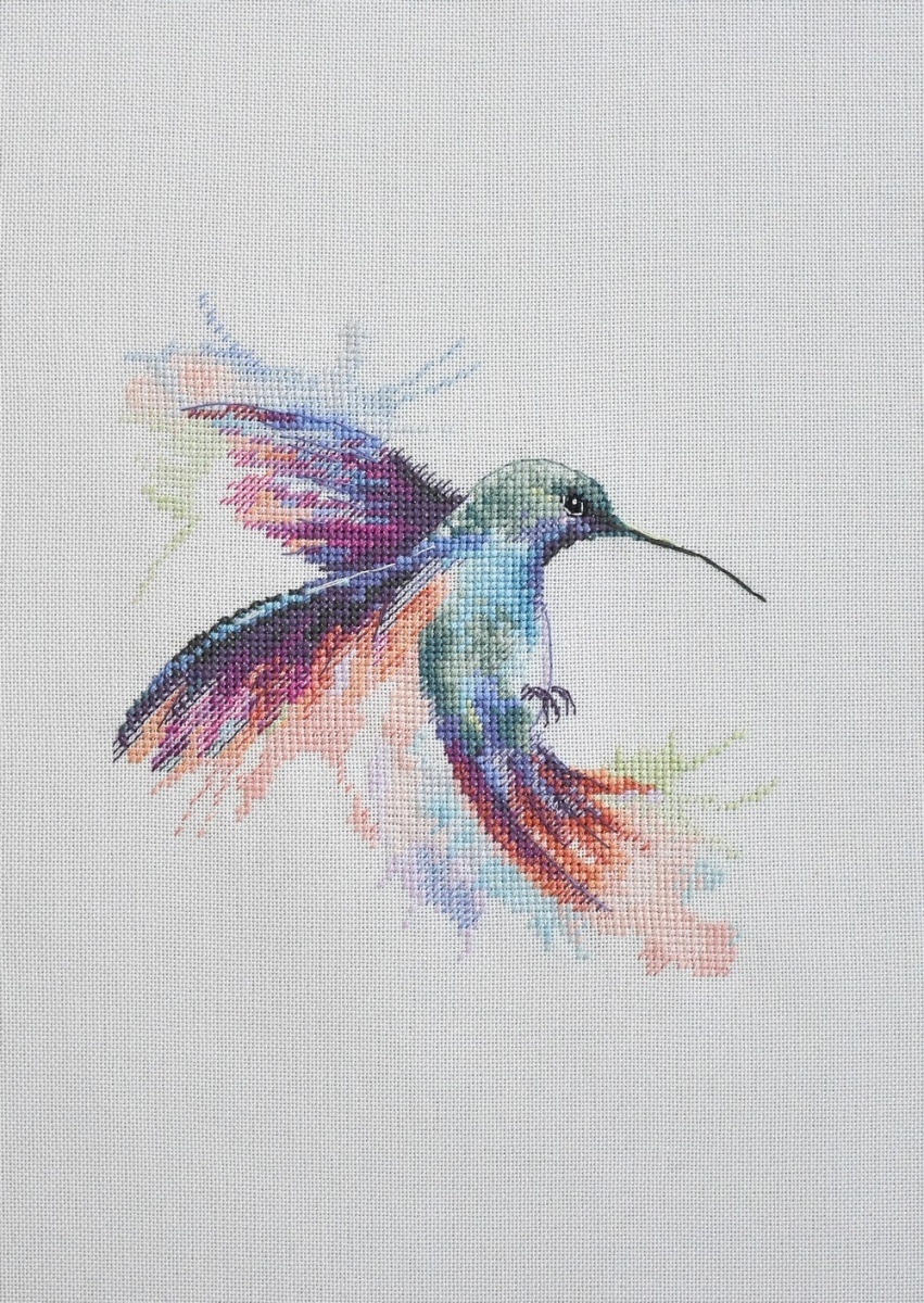 Hummingbird Cross Stitch Pattern фото 2