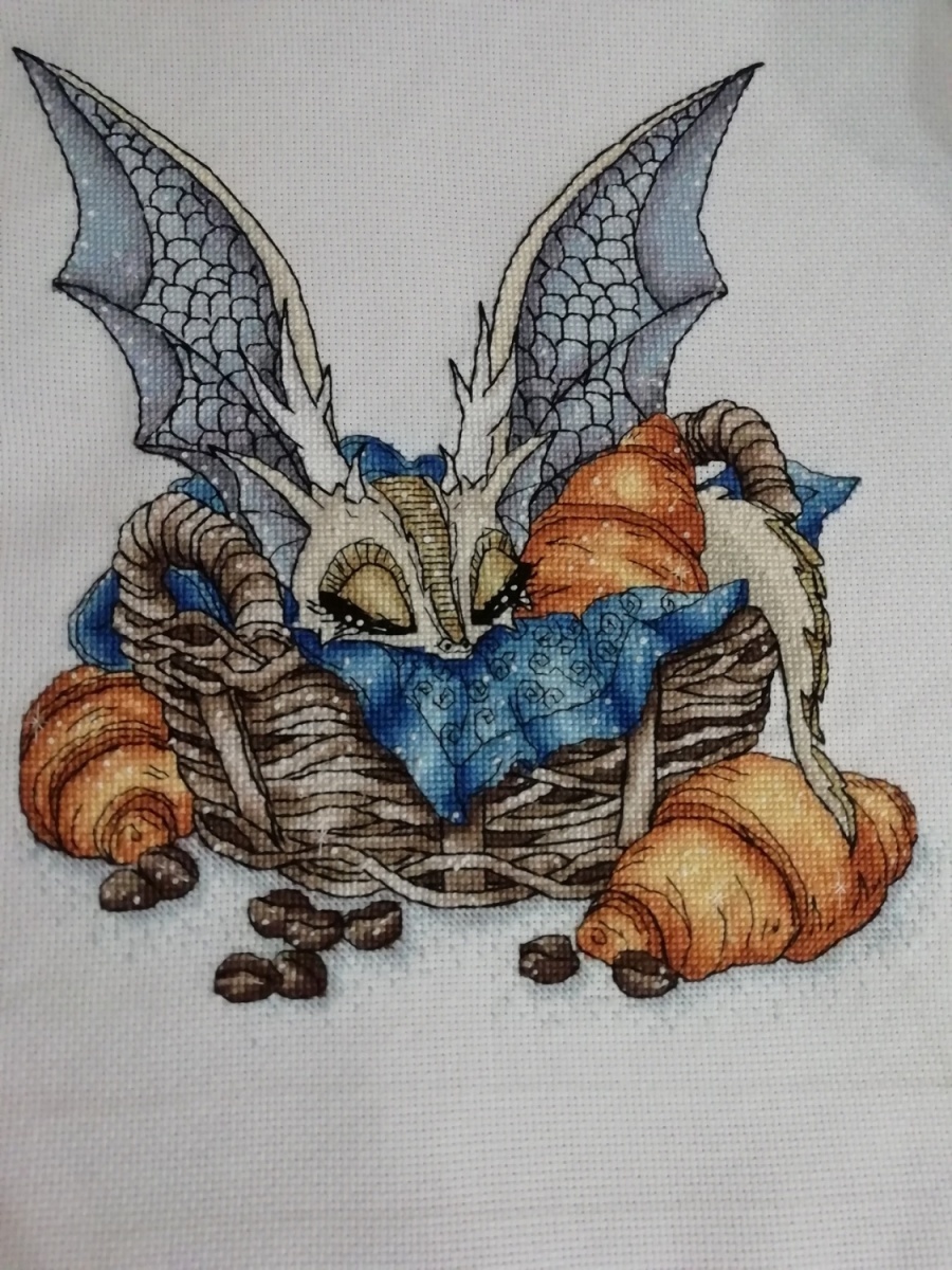 The Dragon in the Basket Cross Stitch Pattern фото 4