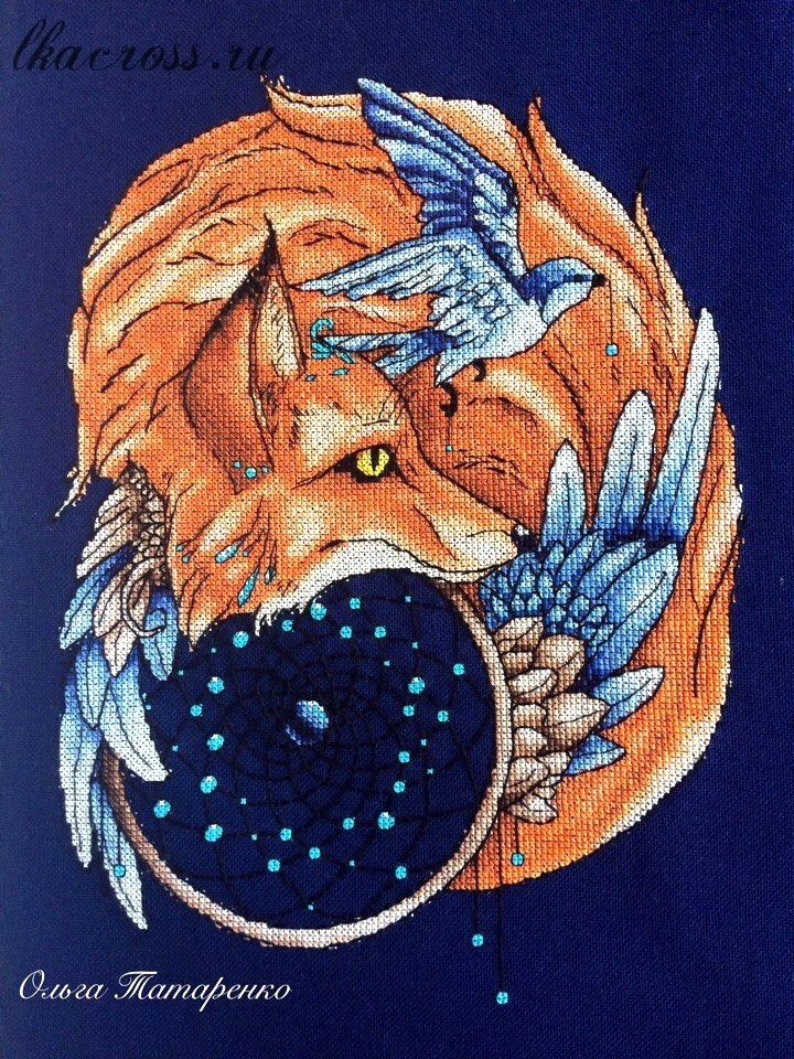 Dreamсatchers. Fox 2 Cross Stitch Pattern фото 3