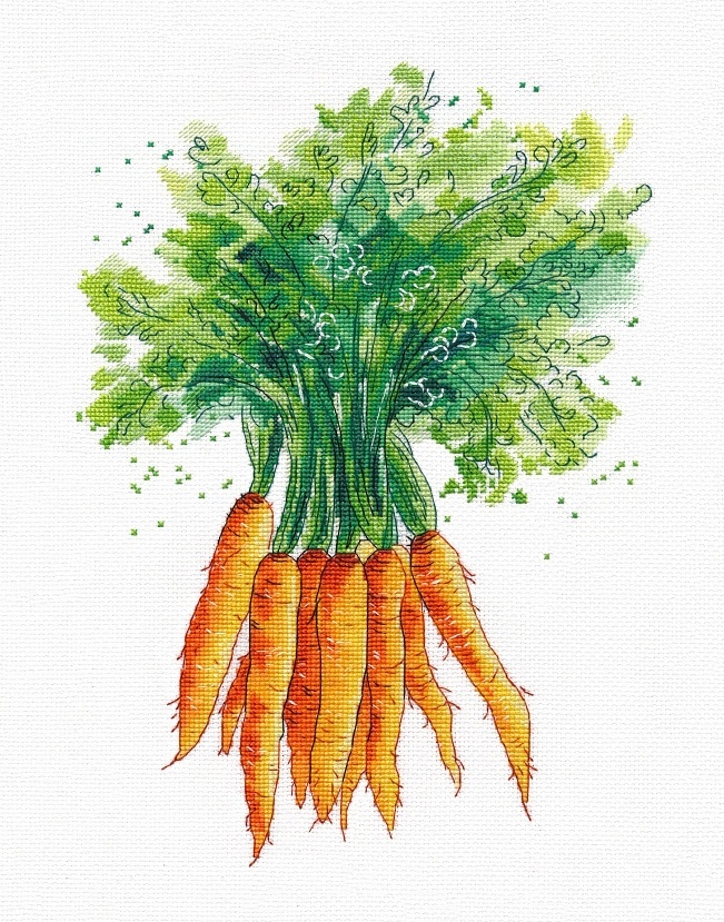 Carrot Cross Stitch Kit  фото 1