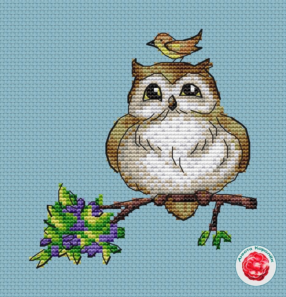 Owl Tales 2 Cross Stitch Pattern фото 1