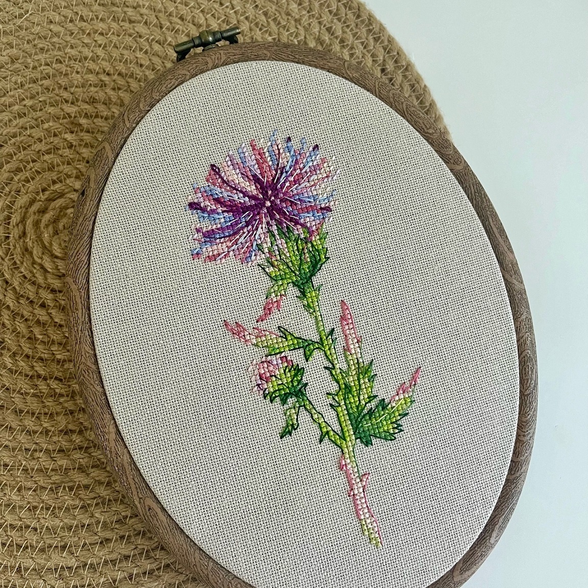 A Thistle Flower Cross Stitch Pattern фото 2