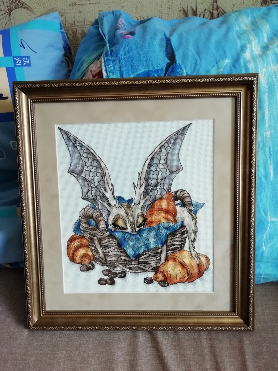 The Dragon in the Basket Cross Stitch Pattern фото 2