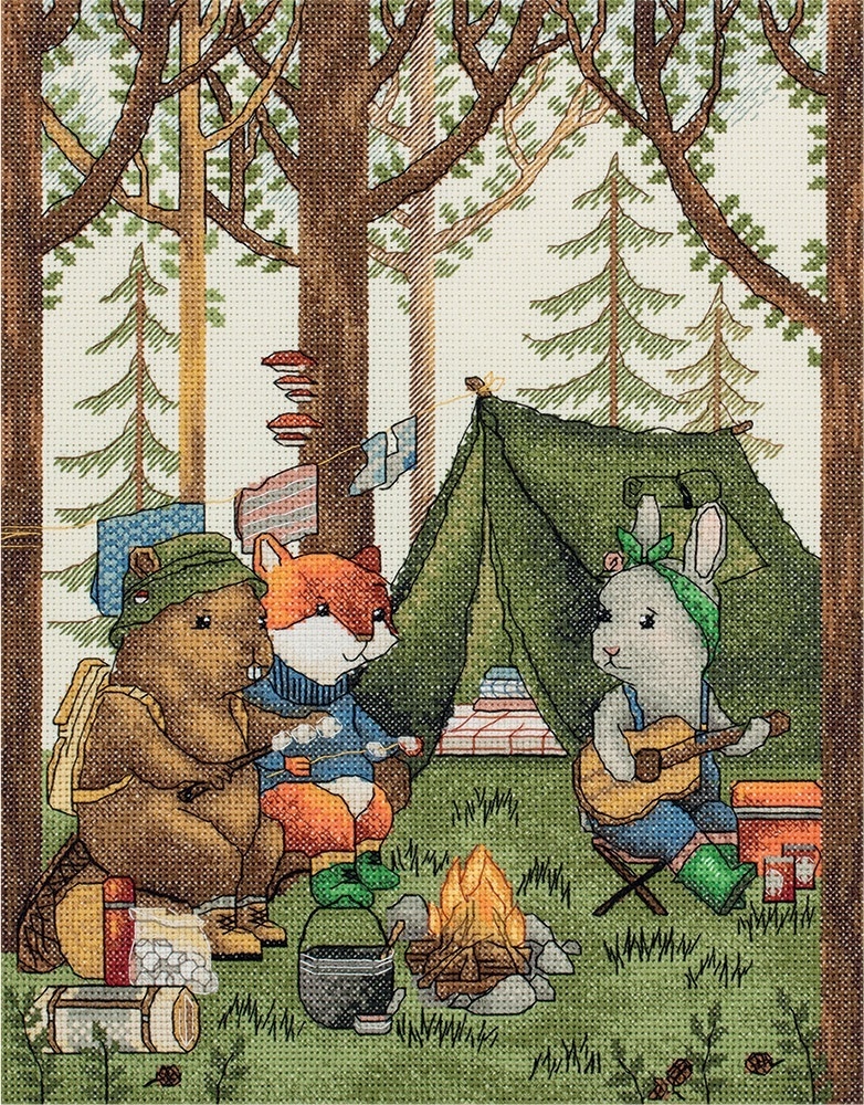 Campers Cross Stitch Kit фото 1