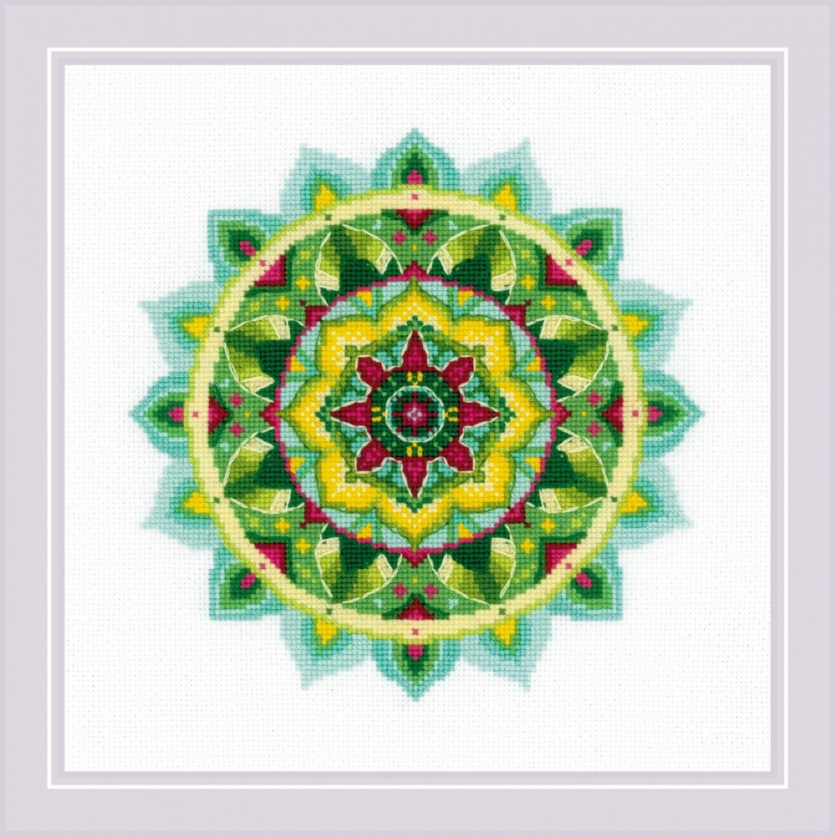 Self-knowledge Mandala Cross Stitch Kit фото 1