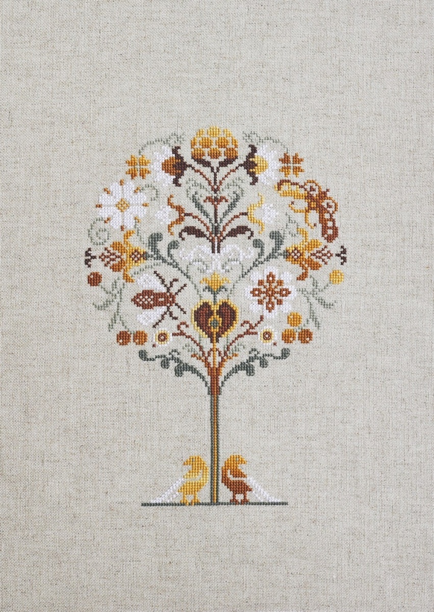 Summer Tree Cross Stitch Pattern фото 2