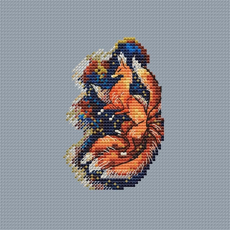 Fox Kumiho Cross Stitch Pattern фото 4
