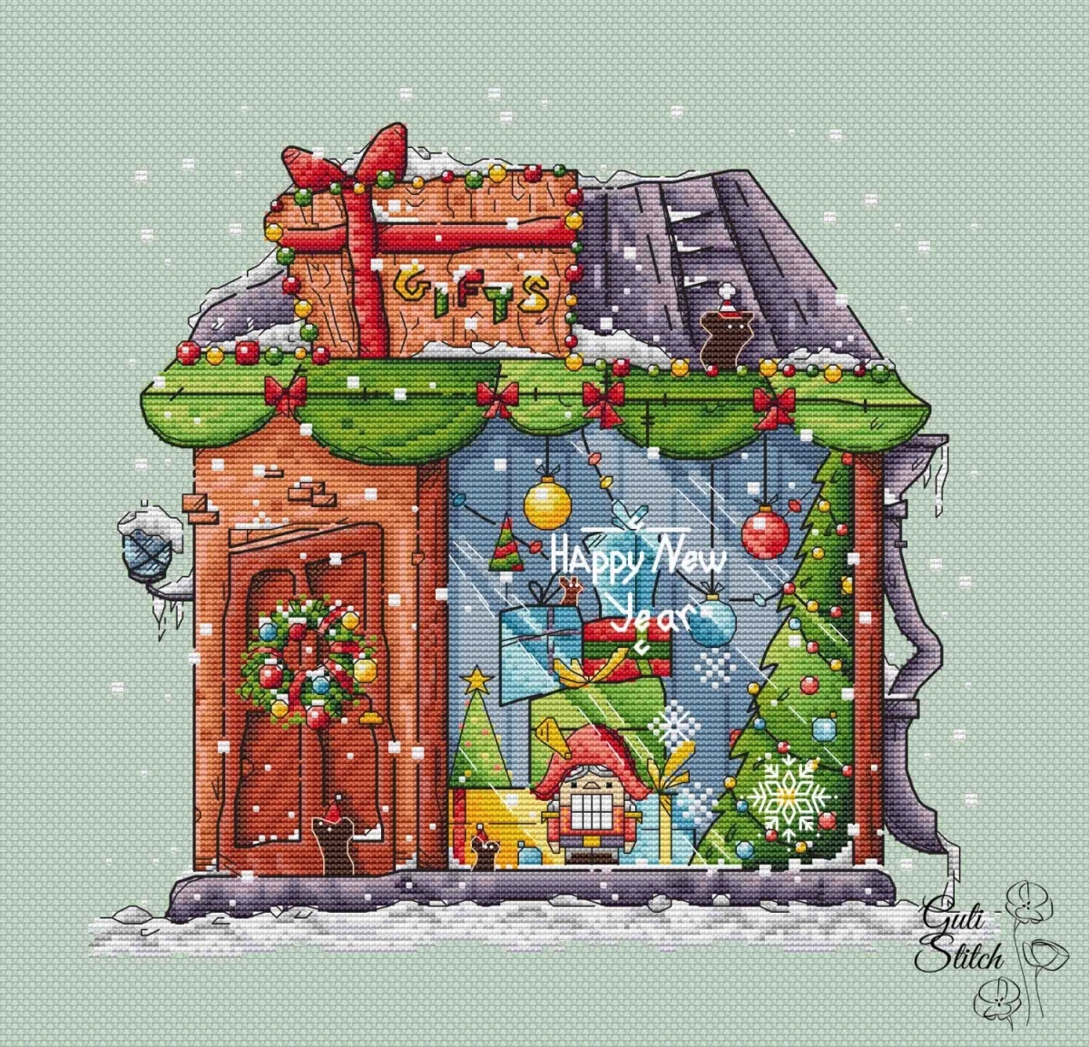 Gift Shop Cross Stitch Pattern фото 12
