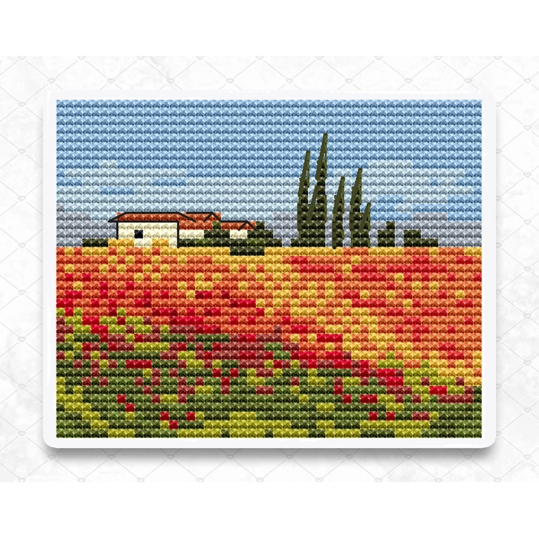 Tuscany Cross Stitch Pattern фото 2