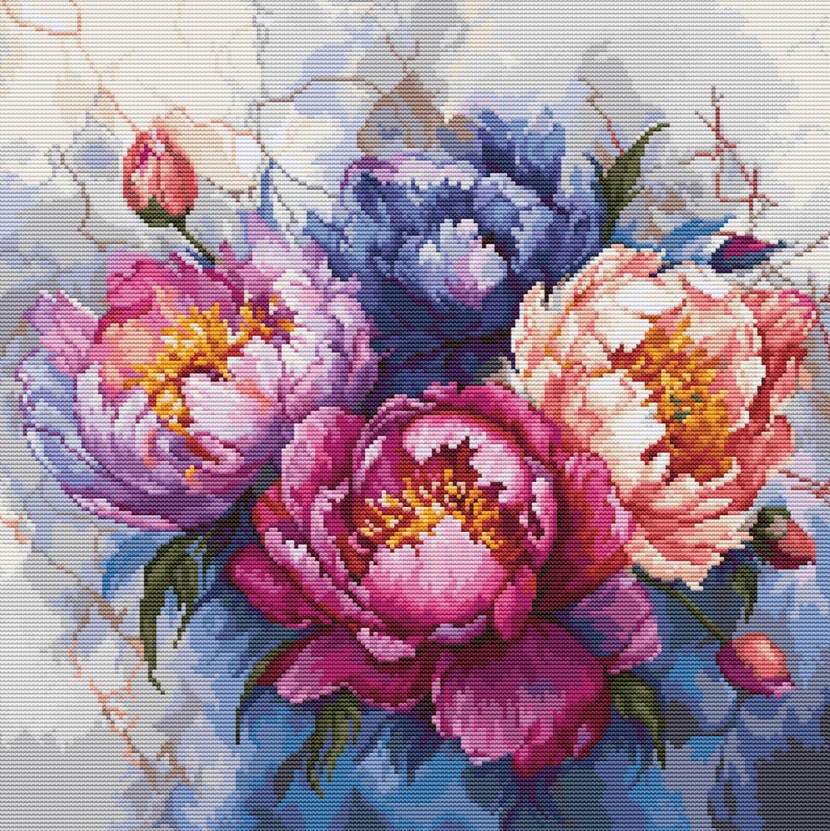 The King of Flowers Cross Stitch Kit фото 1