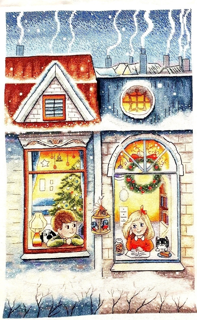 Love is... A Winter Fairytale for Two Cross Stitch Pattern фото 2