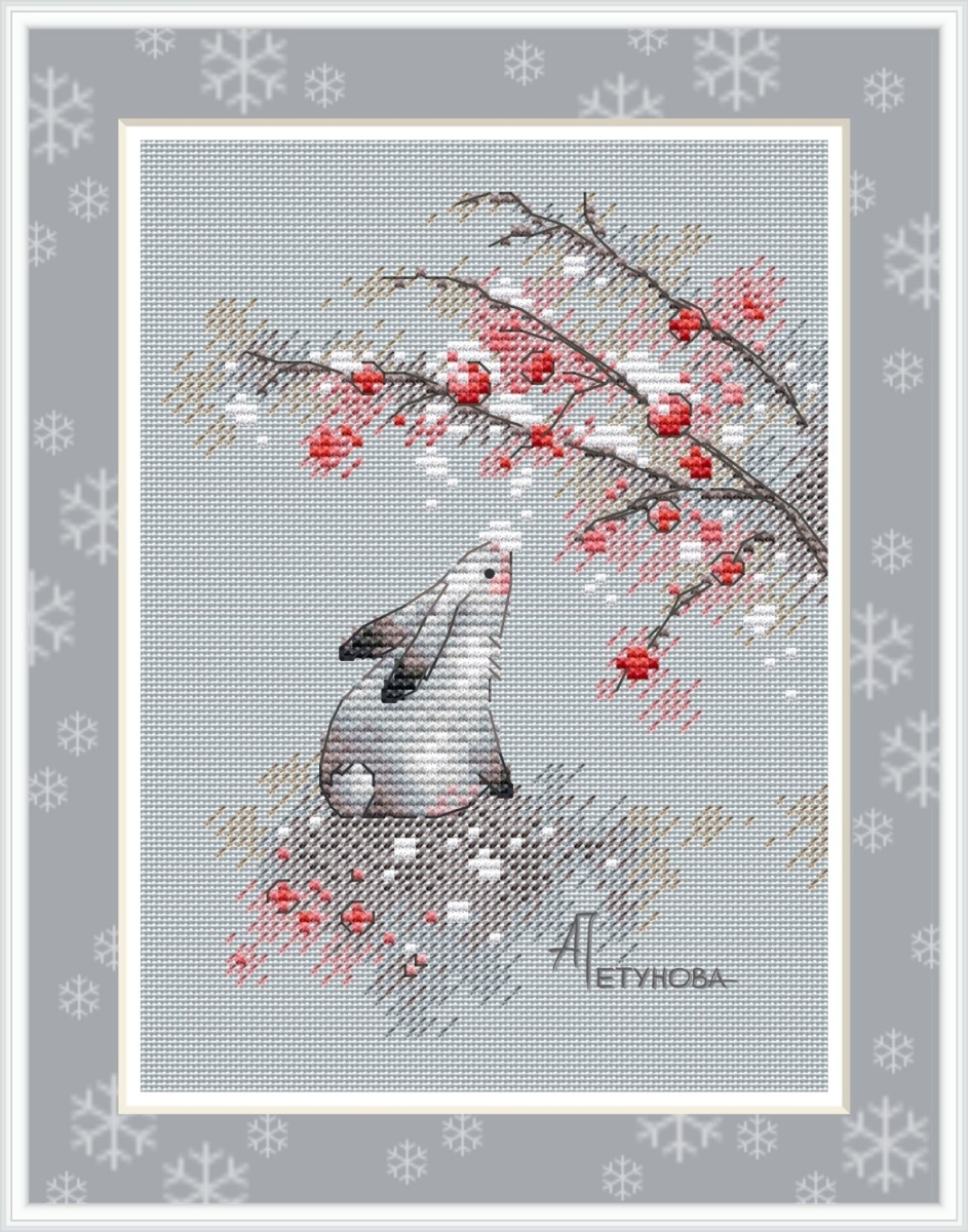 Winter Tenderness Cross Stitch Pattern фото 1