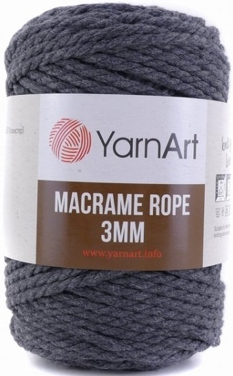YarnArt Macrame Rope 3mm 60% cotton, 40% viscose and polyester, 4 Skein Value Pack, 1000g фото 8