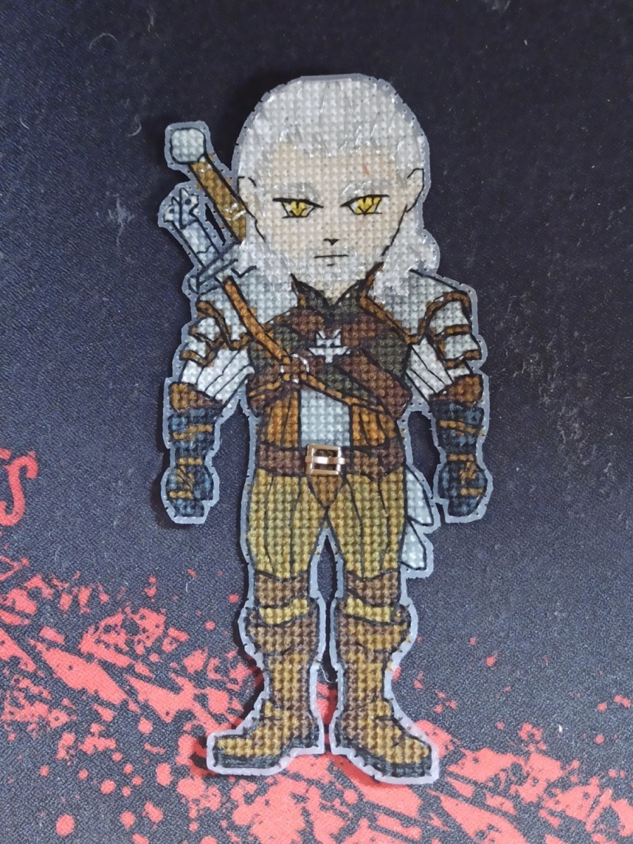 The Witcher. Geralt Cross Stitch Pattern фото 3