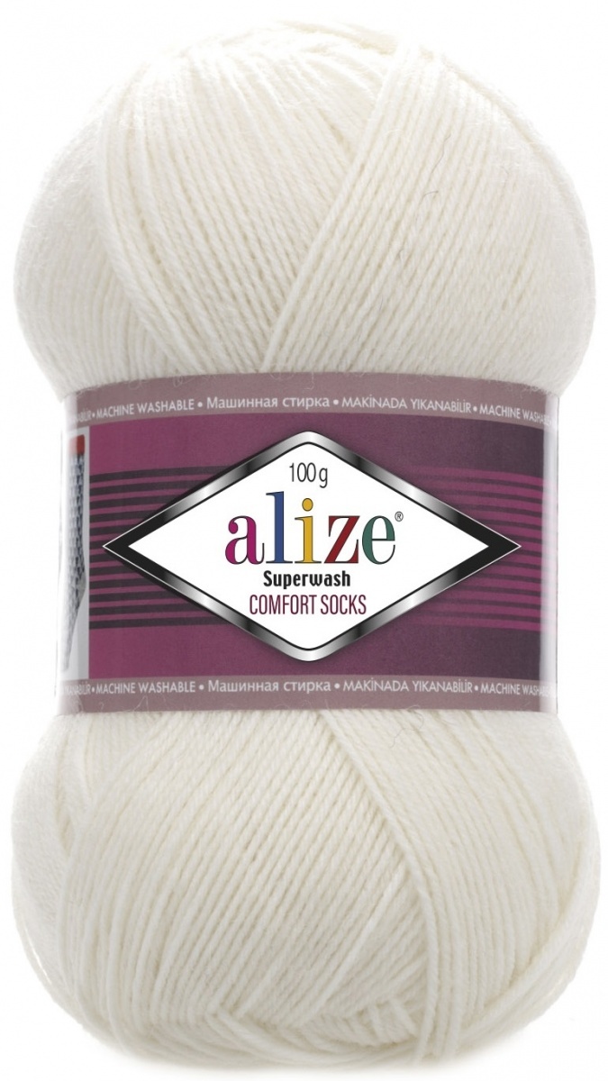 Alize Superwash Comfort Socks 75% wool, 25% polyamide 5 Skein Value Pack, 500g фото 2