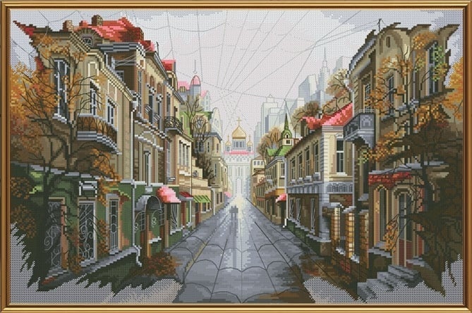 City for Two Cross Stitch Kit фото 1
