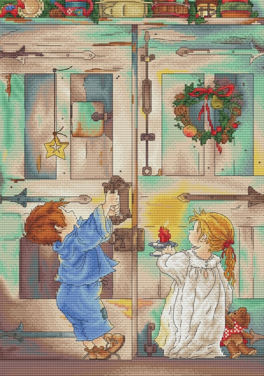 A Christmas Miracle Cross Stitch Pattern фото 1