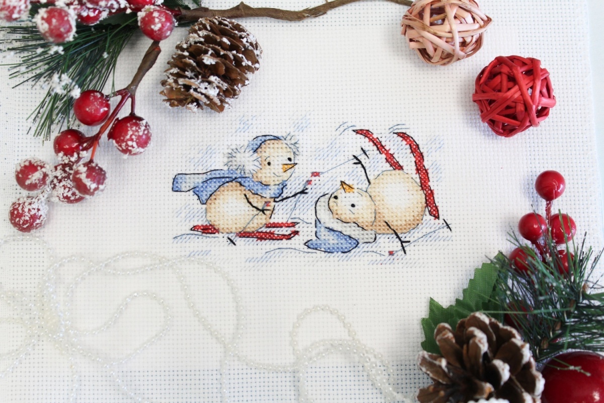 Winter Competitions Cross Stitch Kit фото 3