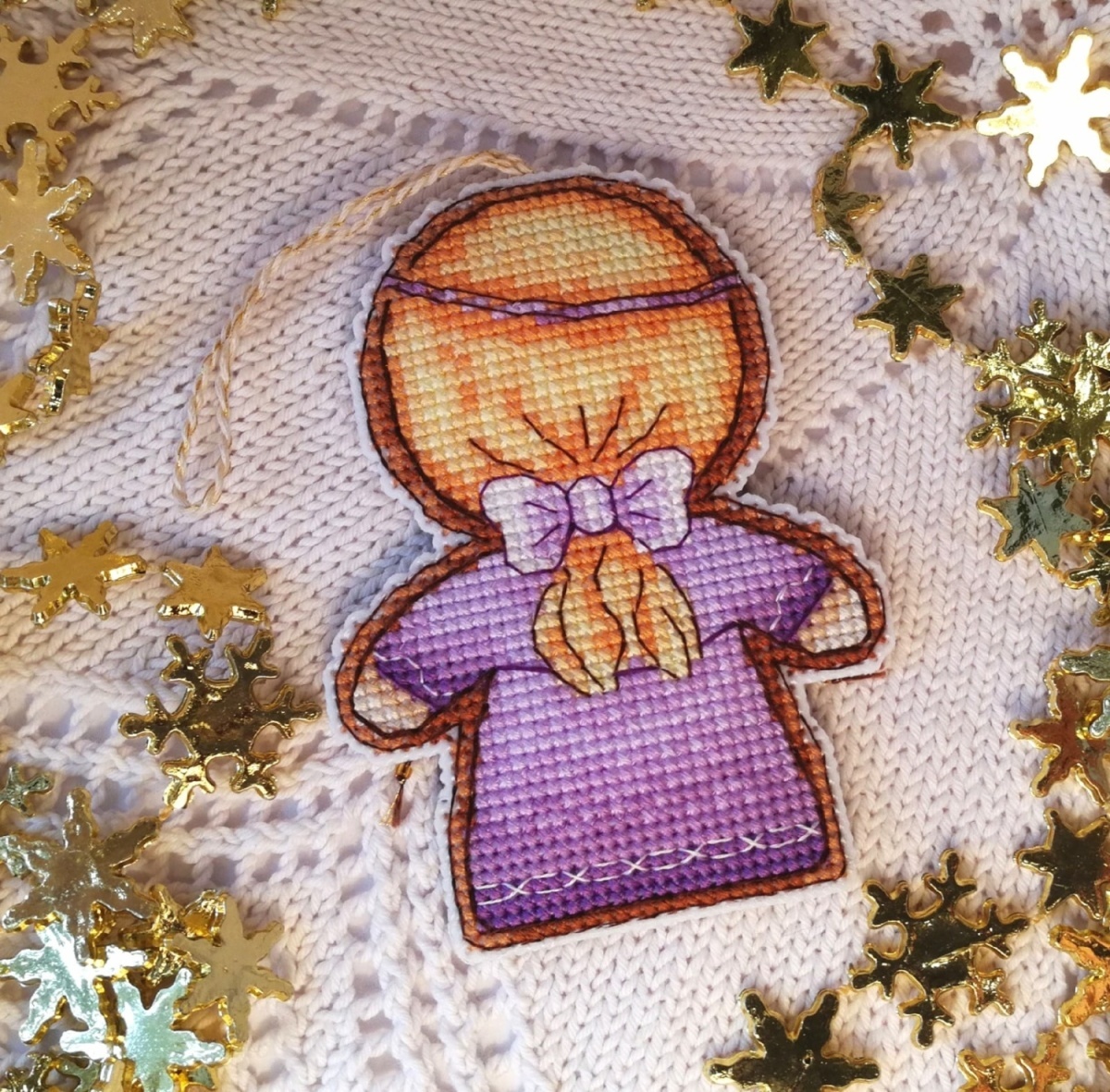 Gingerbread Girl Cross Stitch Pattern фото 6