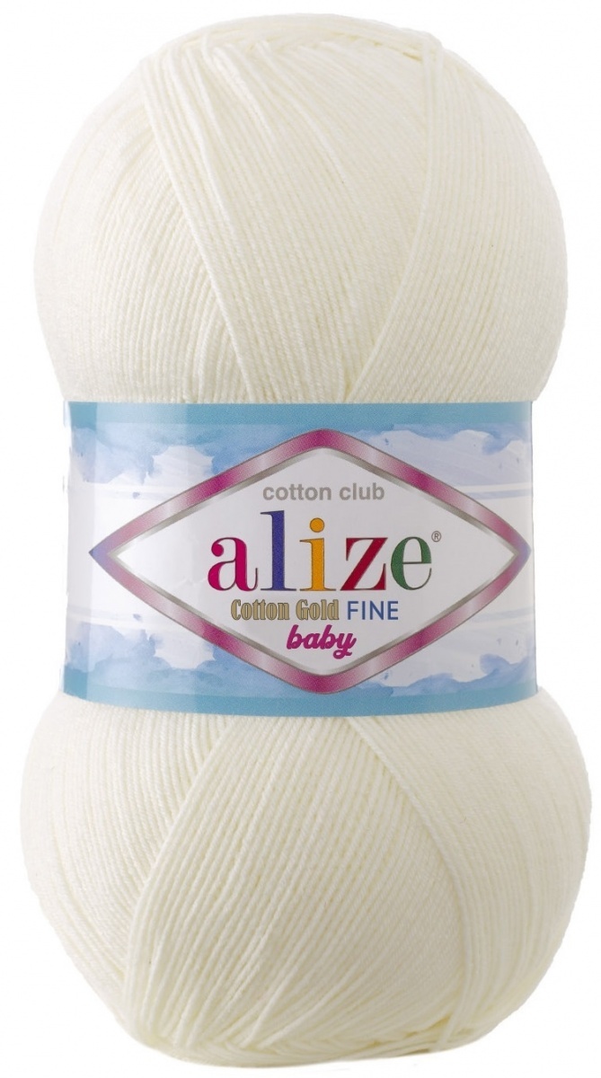 Alize Cotton Gold Fine Baby 55% cotton, 45% acrylic 5 Skein Value Pack, 500g фото 13