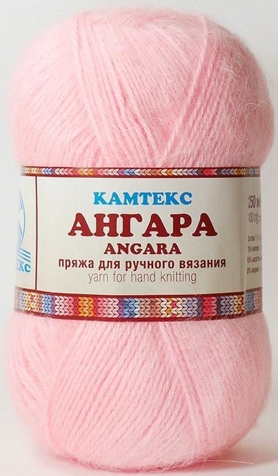 Kamteks Angara 35% mohair, 15% crossbred wool, 50% acrylic, 5 Skein Value Pack, 500g фото 14
