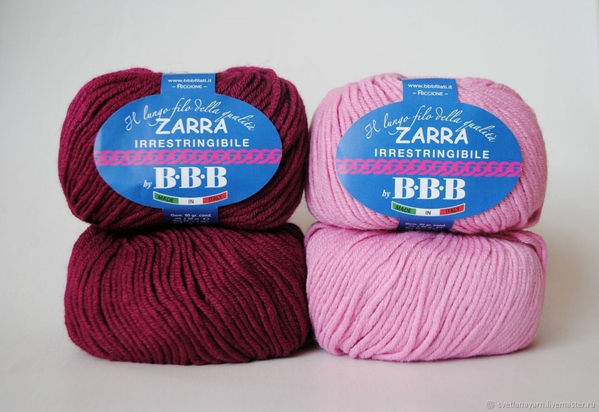 BBB Filati Zarra, 49% merino wool, 51% acrylic 10 Skein Value Pack, 500g фото 1
