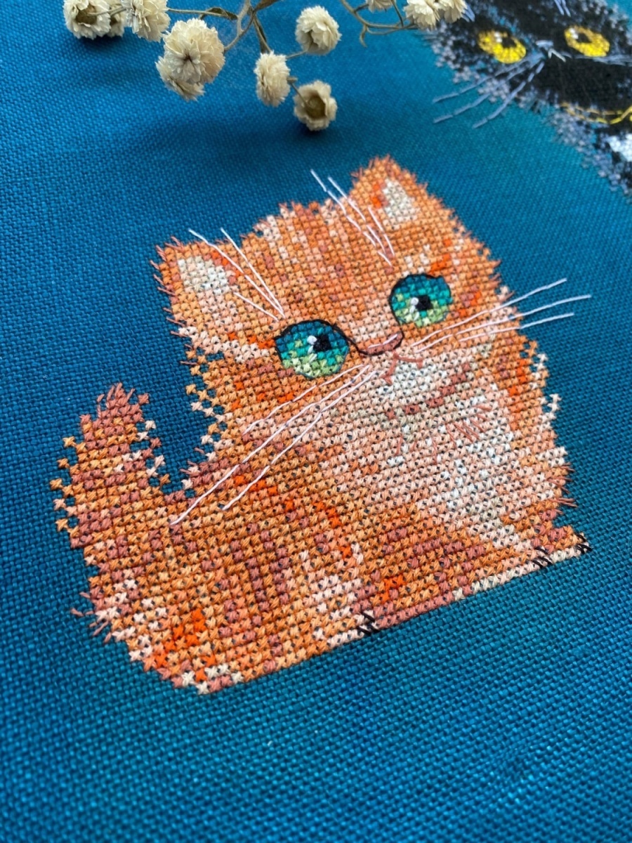 Toffee the Kitten Cross Stitch Pattern фото 6