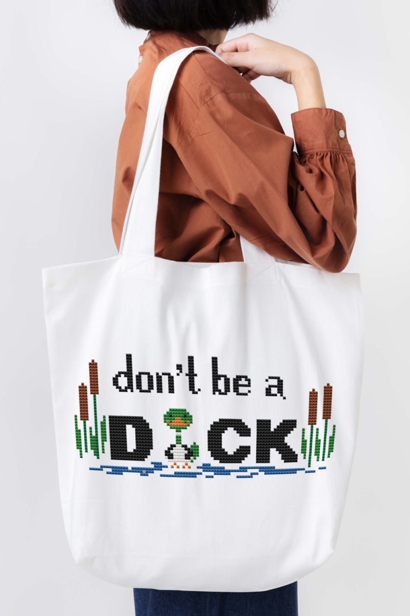 Don`t be a Duck Cross Stitch Pattern фото 4