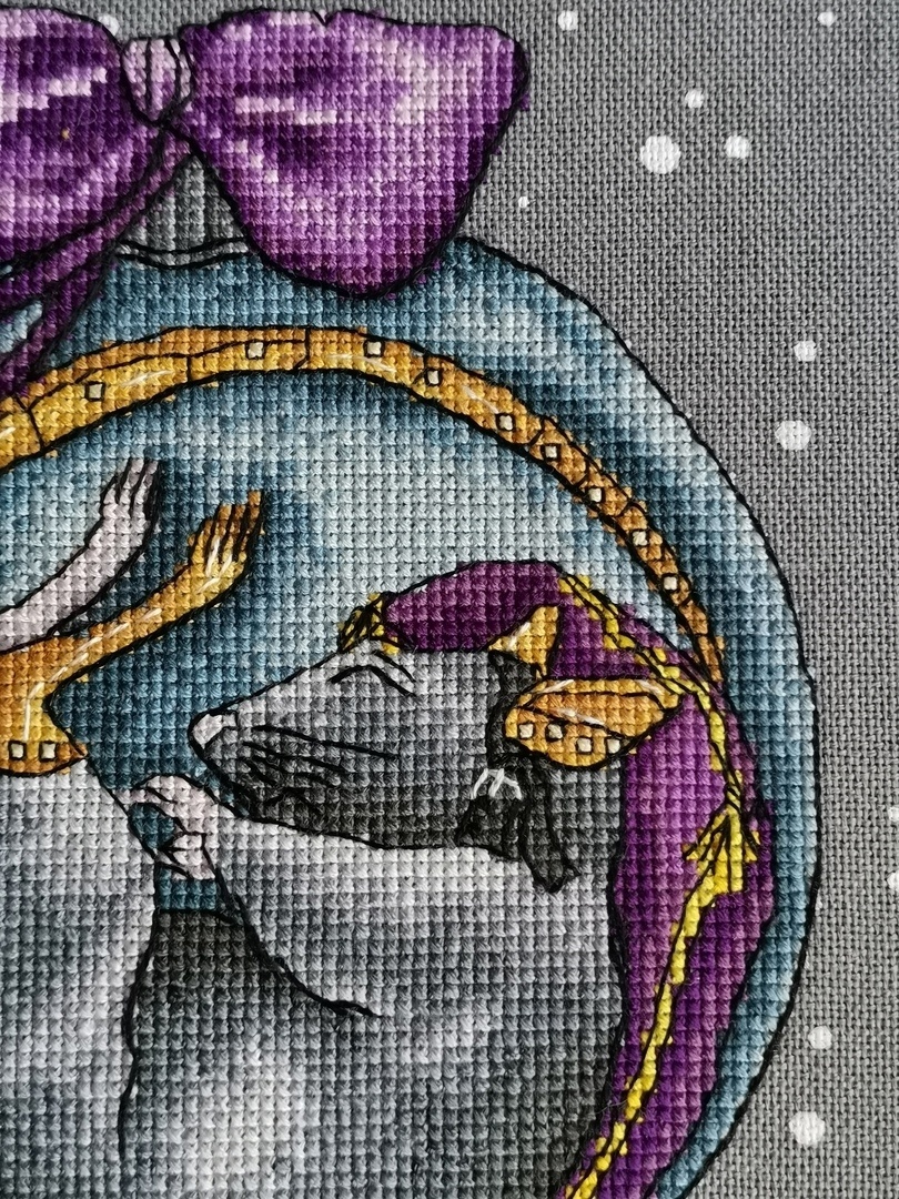 Rat in a Bag Cross Stitch Pattern фото 3