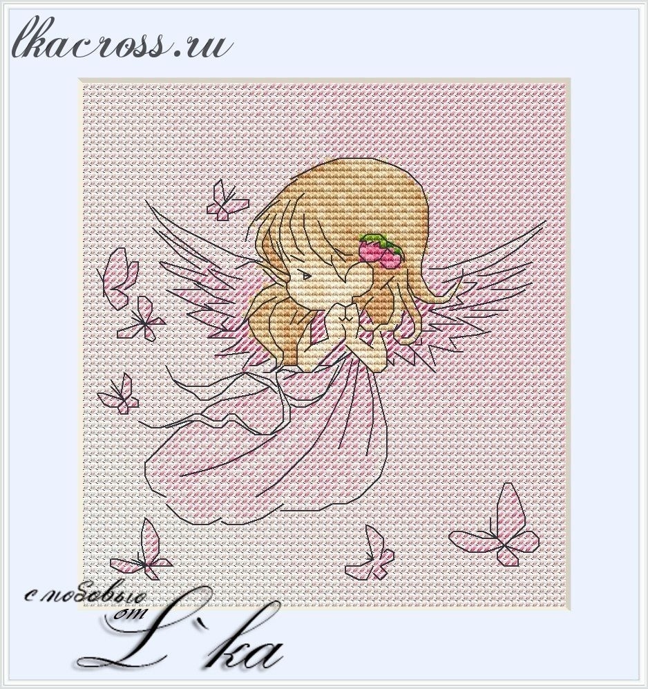 Angel Cross Stitch Pattern фото 2