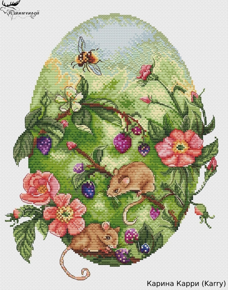 The Seasons. Mice Cross Stitch Pattern фото 1