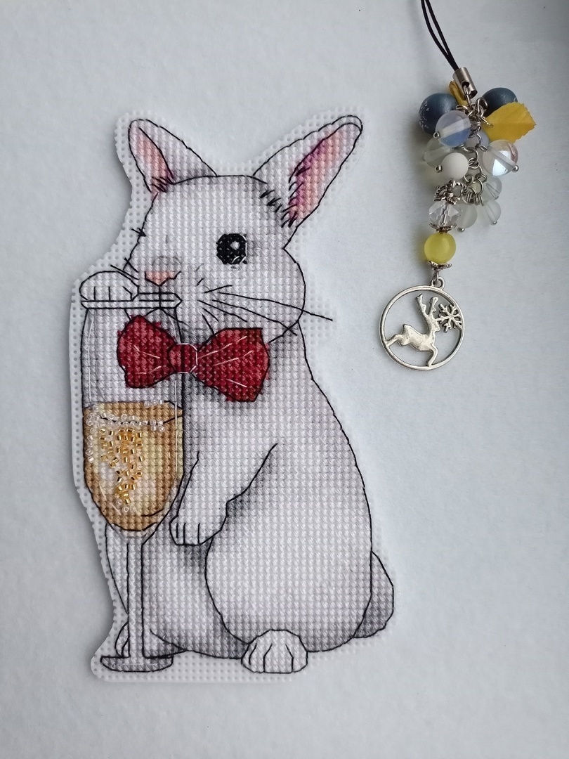 New Year Bunny Cross Stitch Pattern фото 2