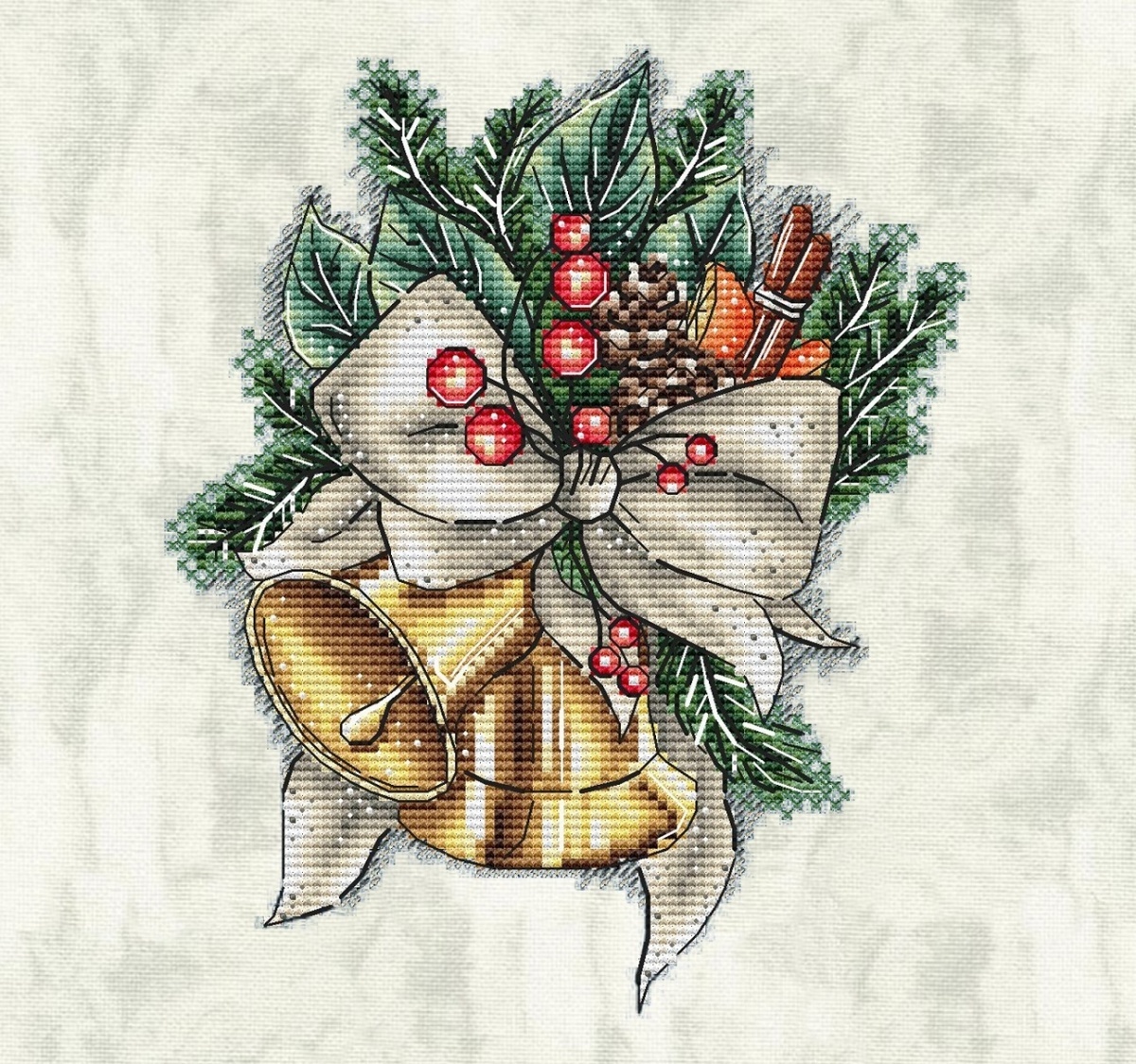 Christmas Bells Cross Stitch Pattern фото 4