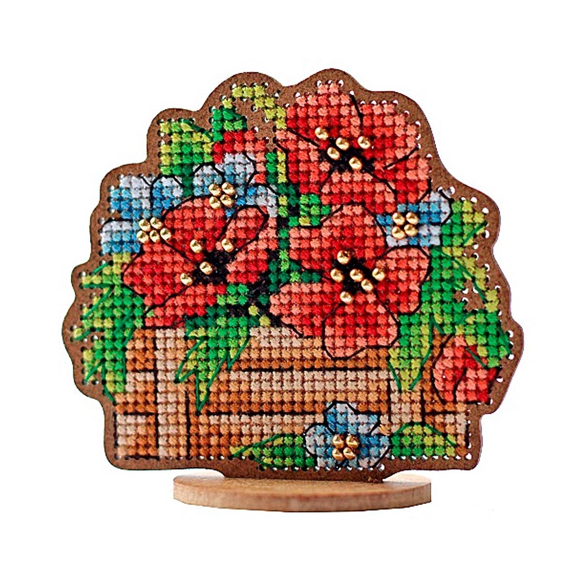 Poppies Souvenir Cross Stitch Kit фото 1