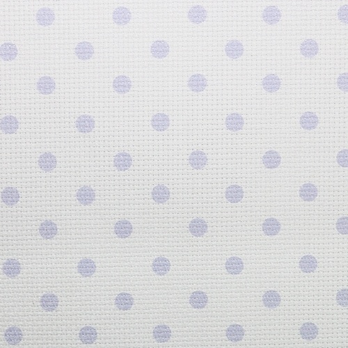 14 Count Aida Designer Fabric by Bestex Blue Dots фото 1