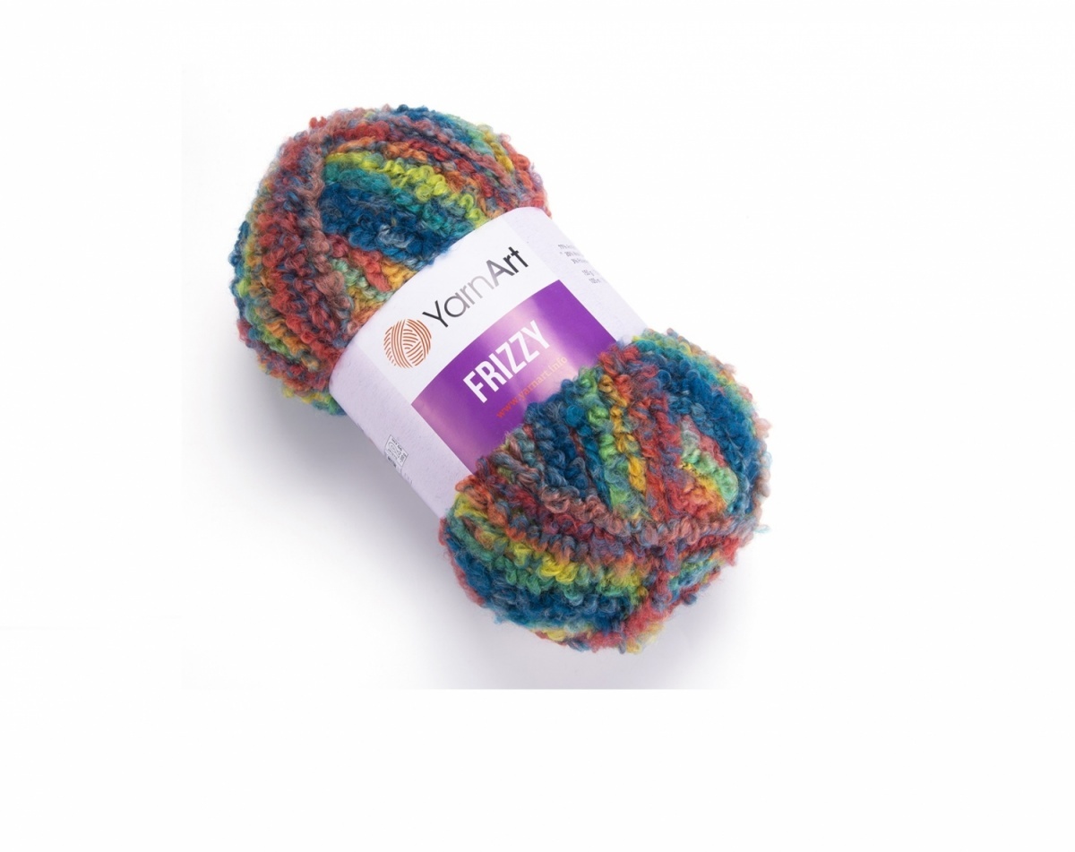 YarnArt Frizzy 77% acrylic, 20% wool, 3% polyester, 3 Skein Value Pack, 450g фото 1