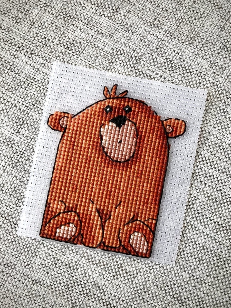 Brown Bear Cross Stitch Pattern фото 4